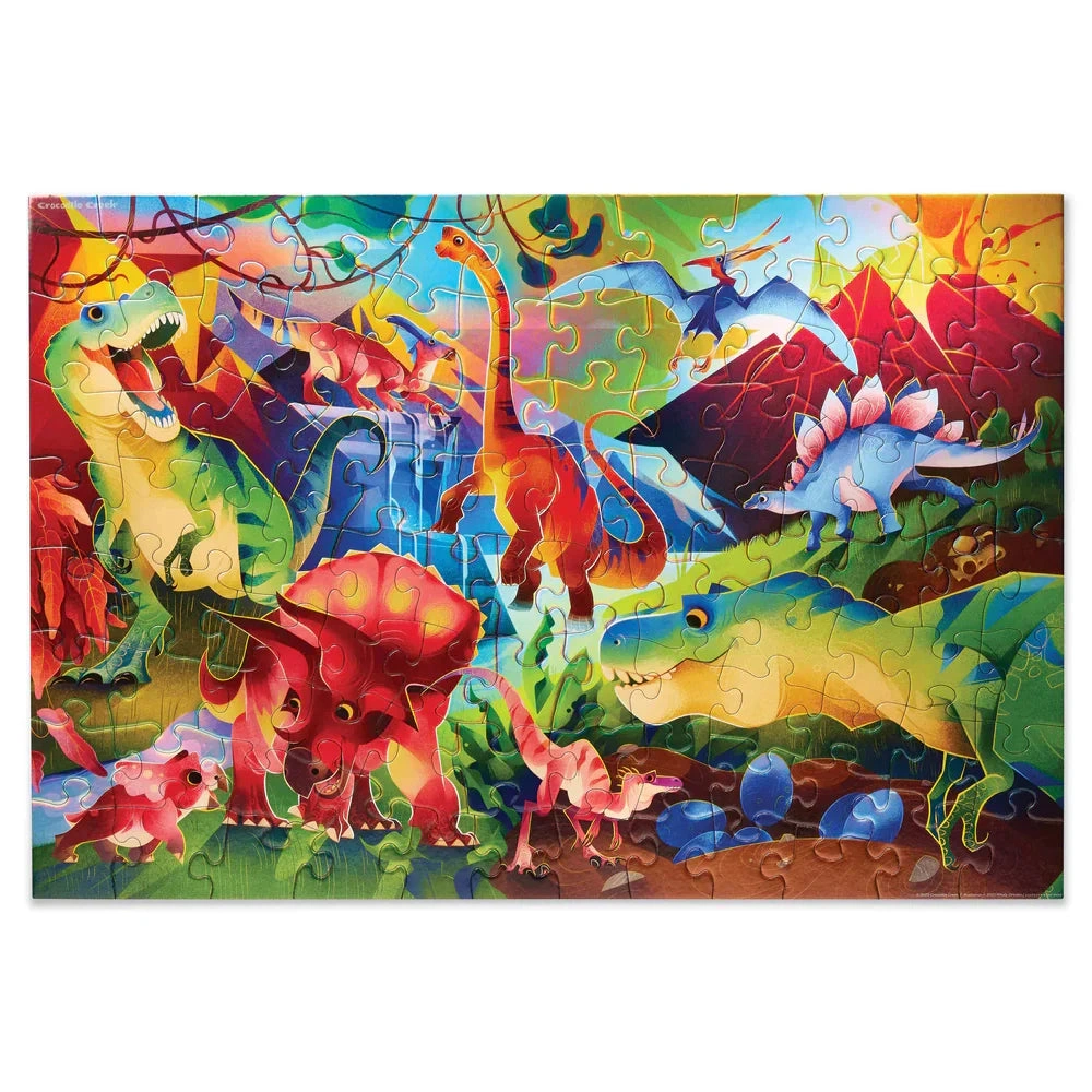 100 piece dino puzzle